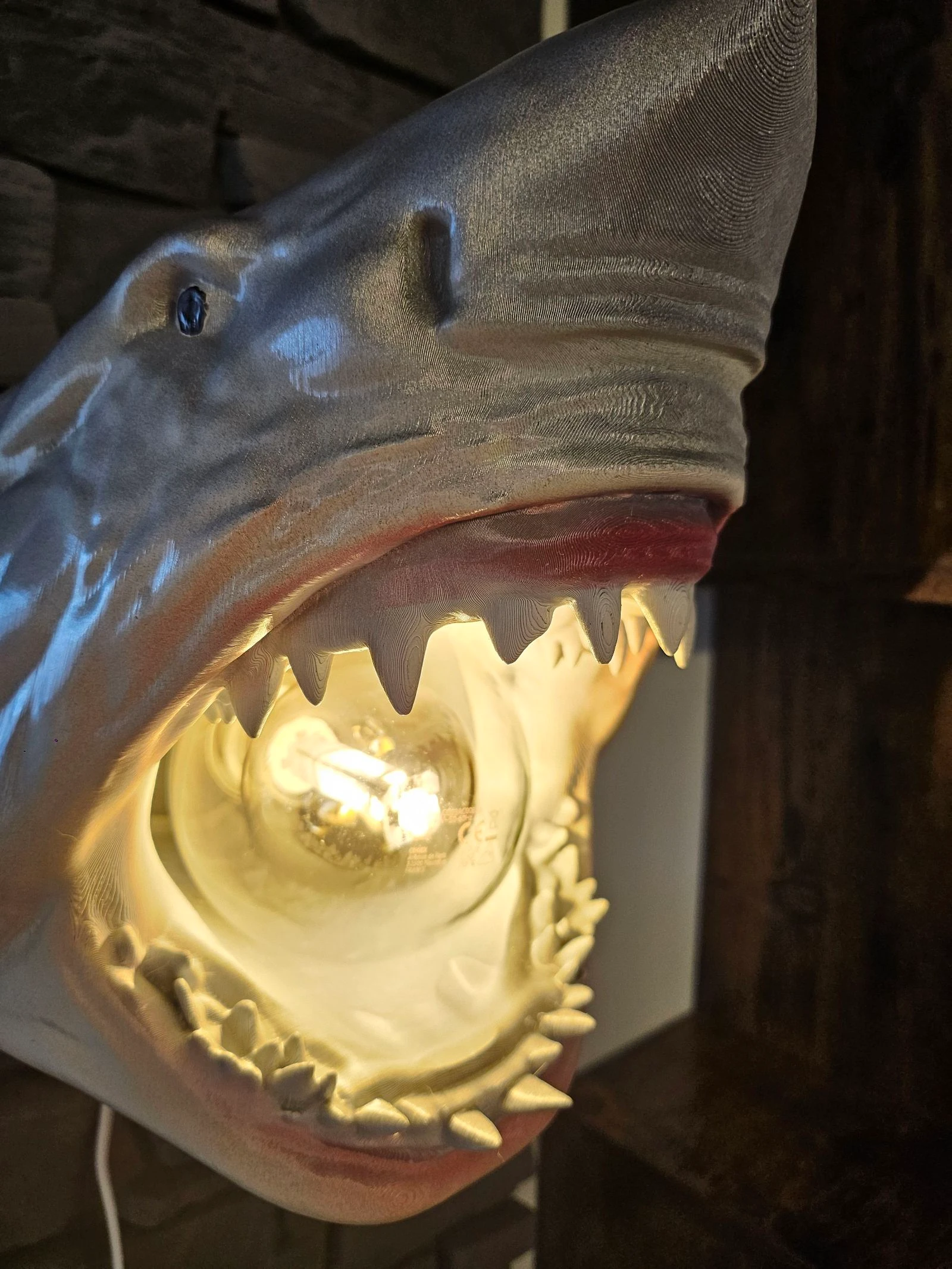 Lampe grand Requin blanc – photo 5